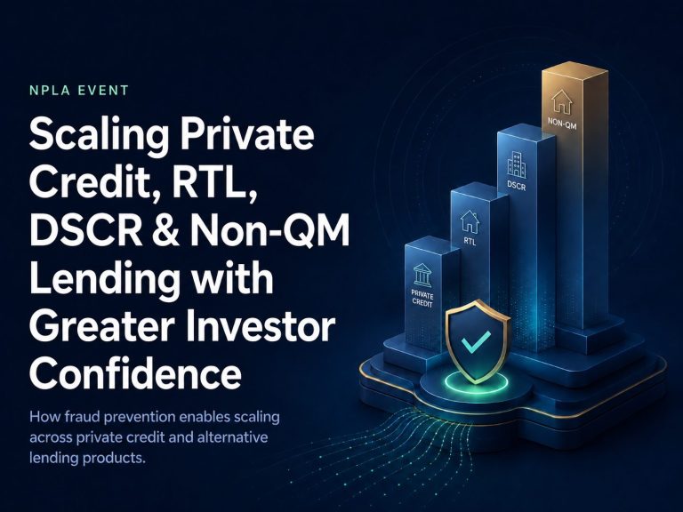 Scaling Private Credit, RTL, DSCR & Non-QM Lending with Greater Investor Confidence